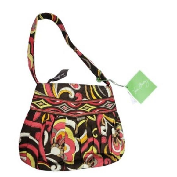 Vera Bradley Puccini Morgan Shoulder Bag & Zippered Card Coin Attached NWT - Picture 1 of 7